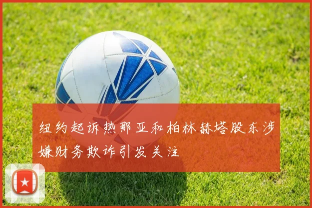 纽约起诉热那亚和柏林赫塔股东涉嫌财务欺诈引发关注